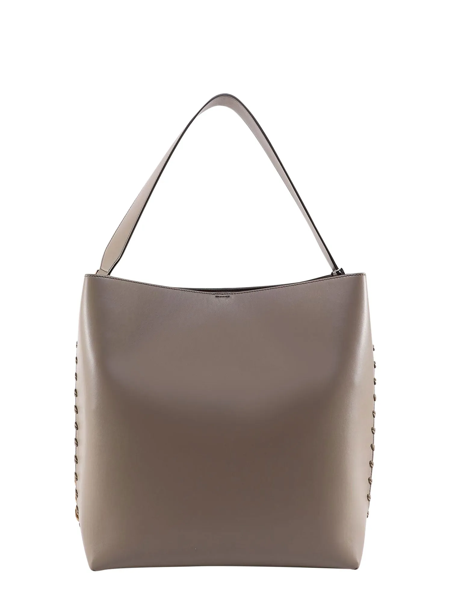 Stella McCartney Chain-Trimmed Logo Charm Tote Bag