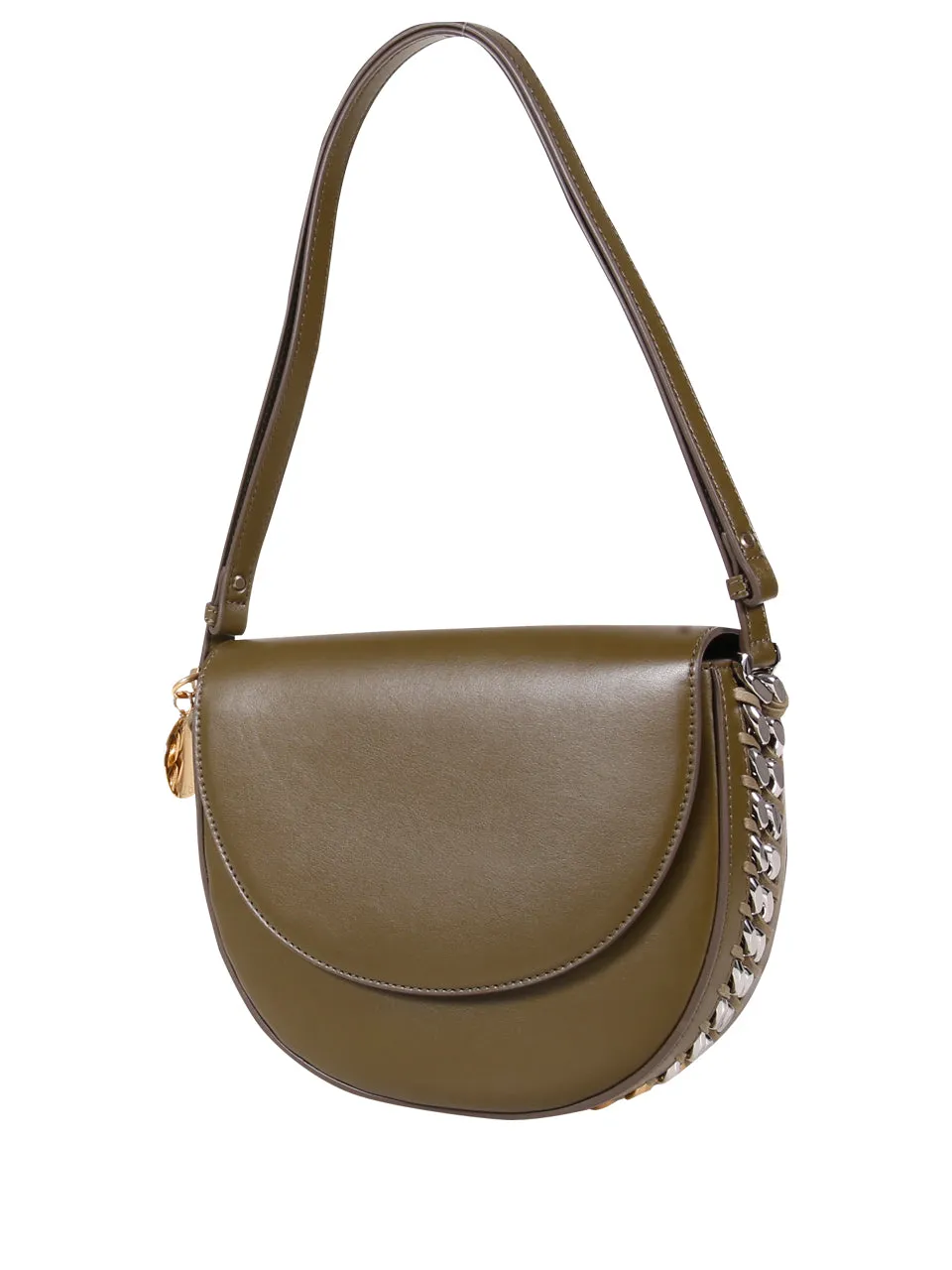 Stella McCartney Frayme Medium Flap Shoulder Bag