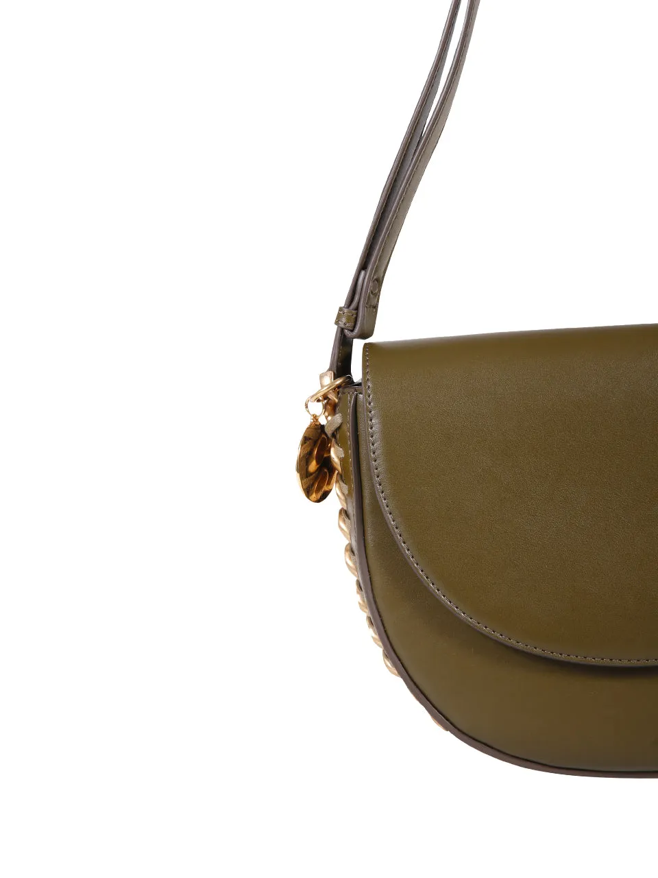 Stella McCartney Frayme Medium Flap Shoulder Bag