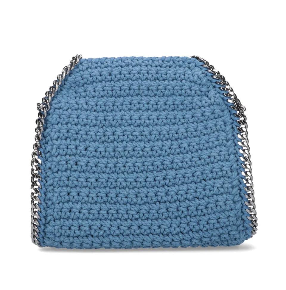 Stella McCartney Logo Charm Woven Tote Bag