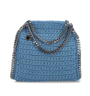 Stella McCartney Logo Charm Woven Tote Bag