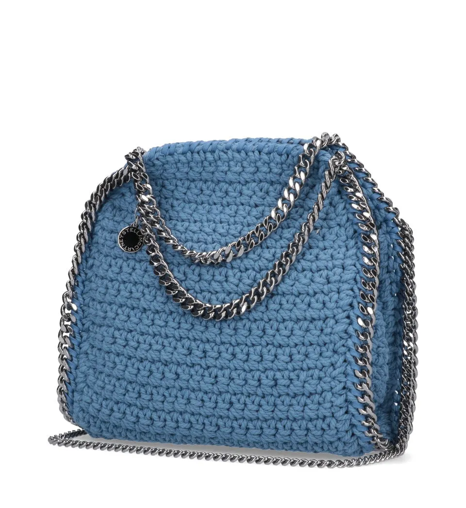 Stella McCartney Logo Charm Woven Tote Bag