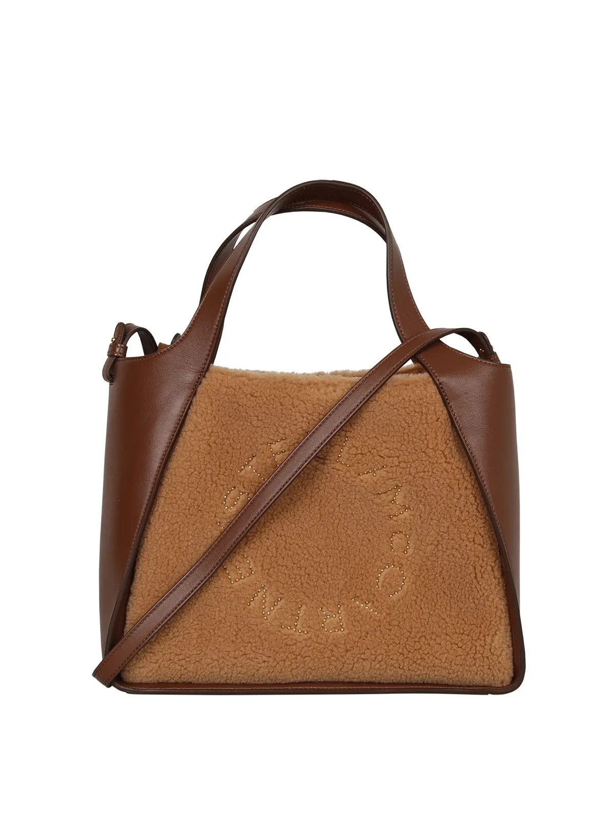 Stella McCartney Logo Embroidered Teddy Crossbody Bag
