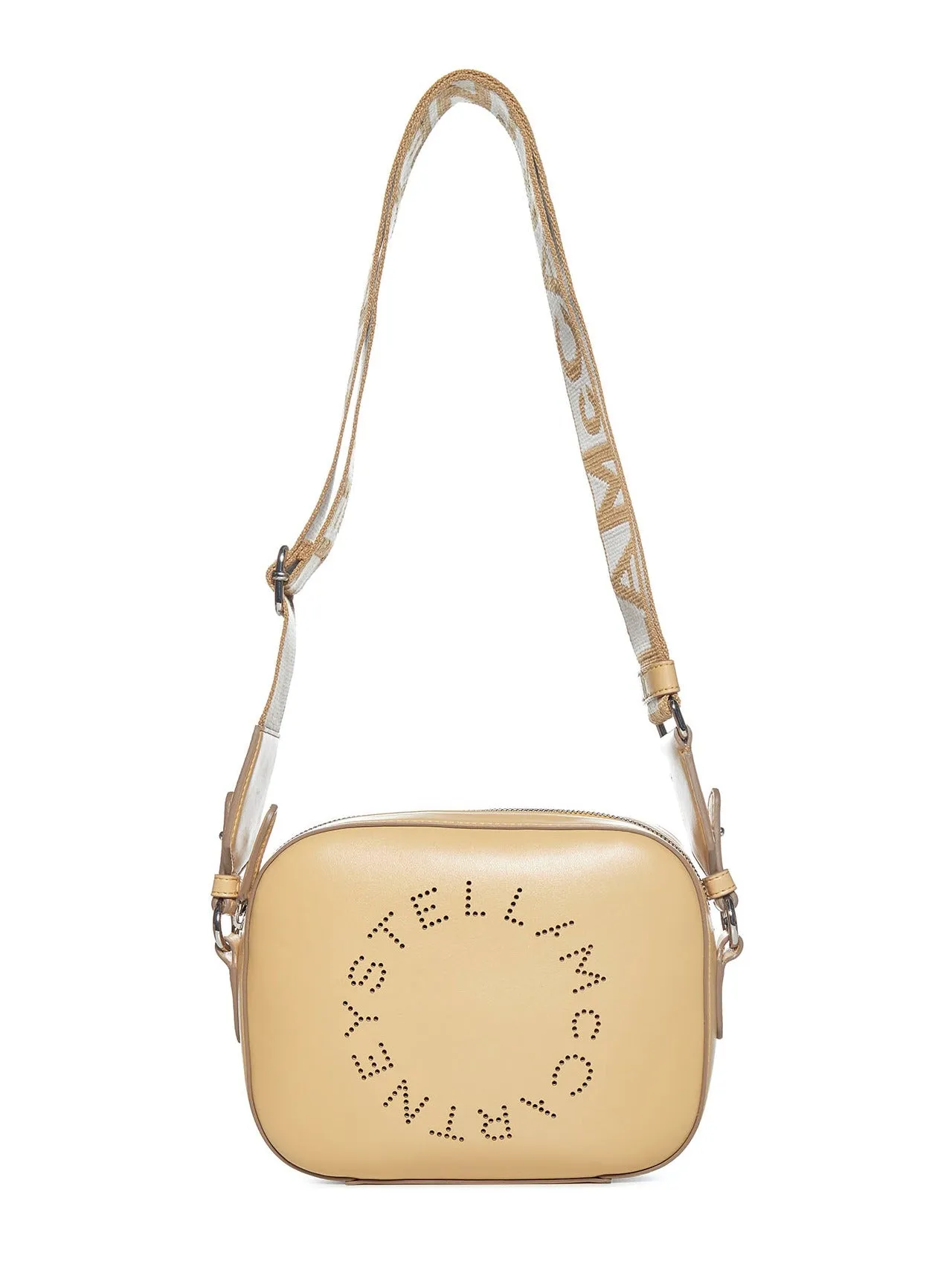 Stella McCartney Logo Perforated Mini Camera Bag