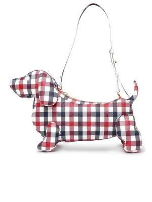 Thom Browne Check-Pattern Zipped Hector Bag