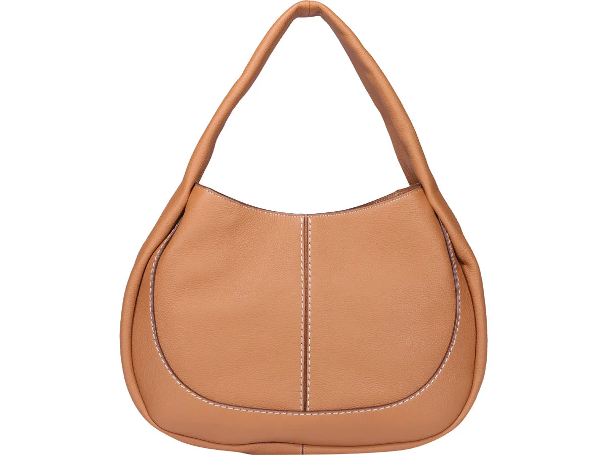 Tod's Logo Embossed Hobo Bag