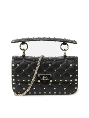 Valentino Garavani Rockstud Spike Foldover Shoulder Bag