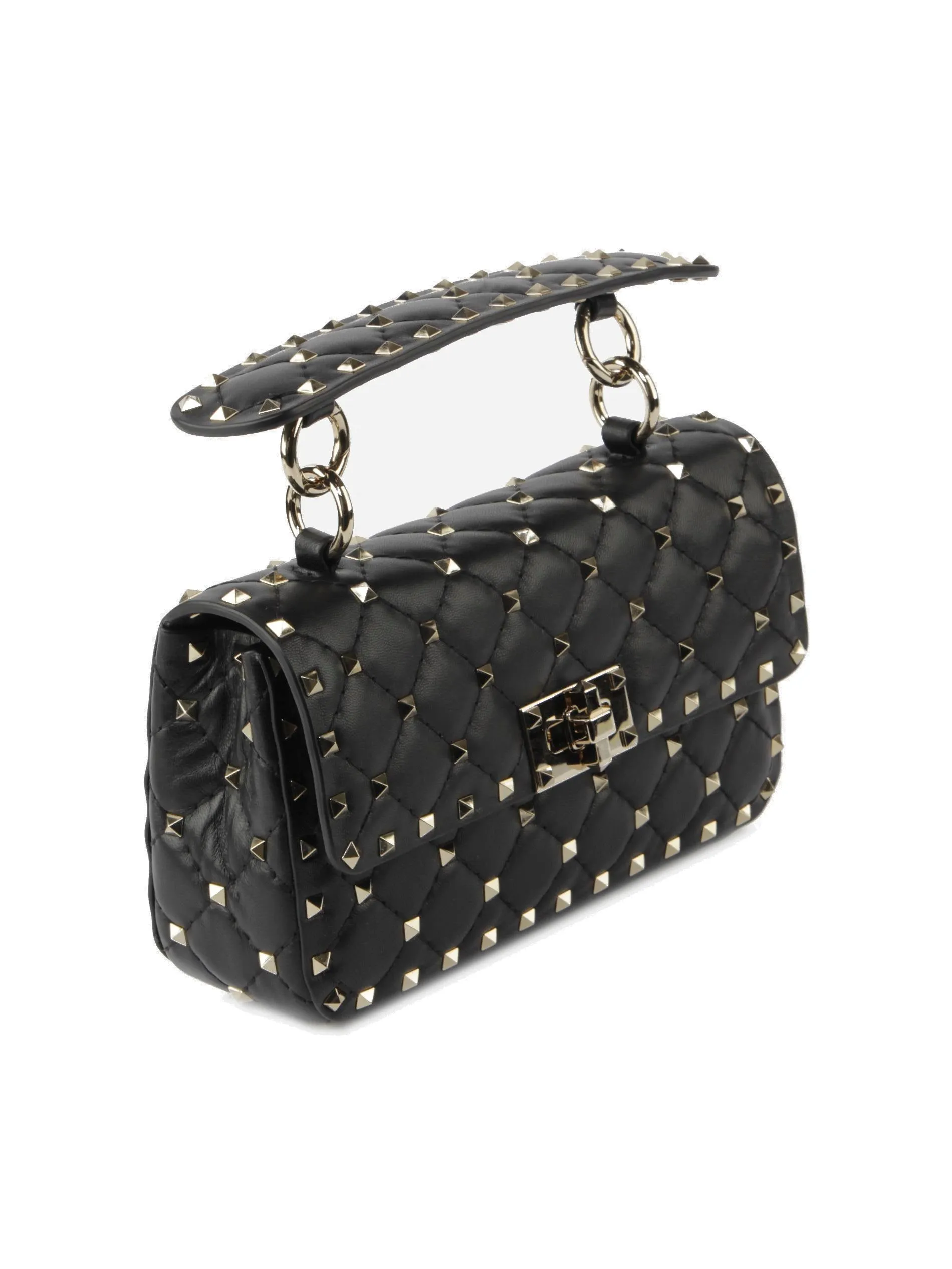 Valentino Garavani Rockstud Spike Foldover Shoulder Bag