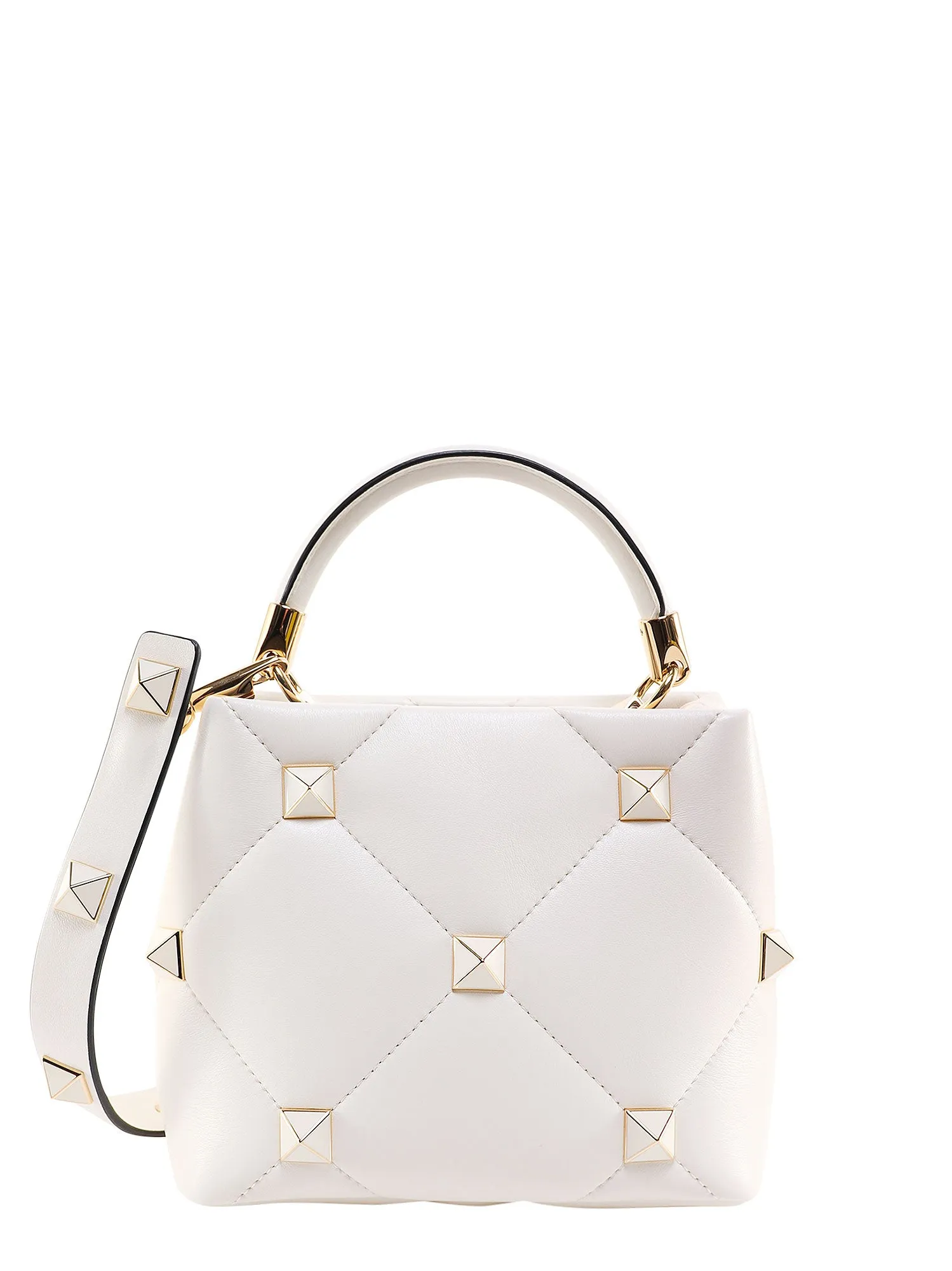 ValentinoGaravani Rockstud Twist-Lock Shoulder Bag