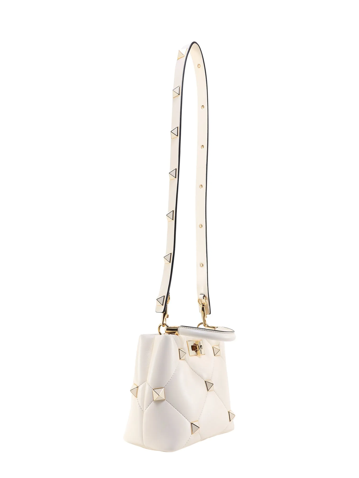 ValentinoGaravani Rockstud Twist-Lock Shoulder Bag