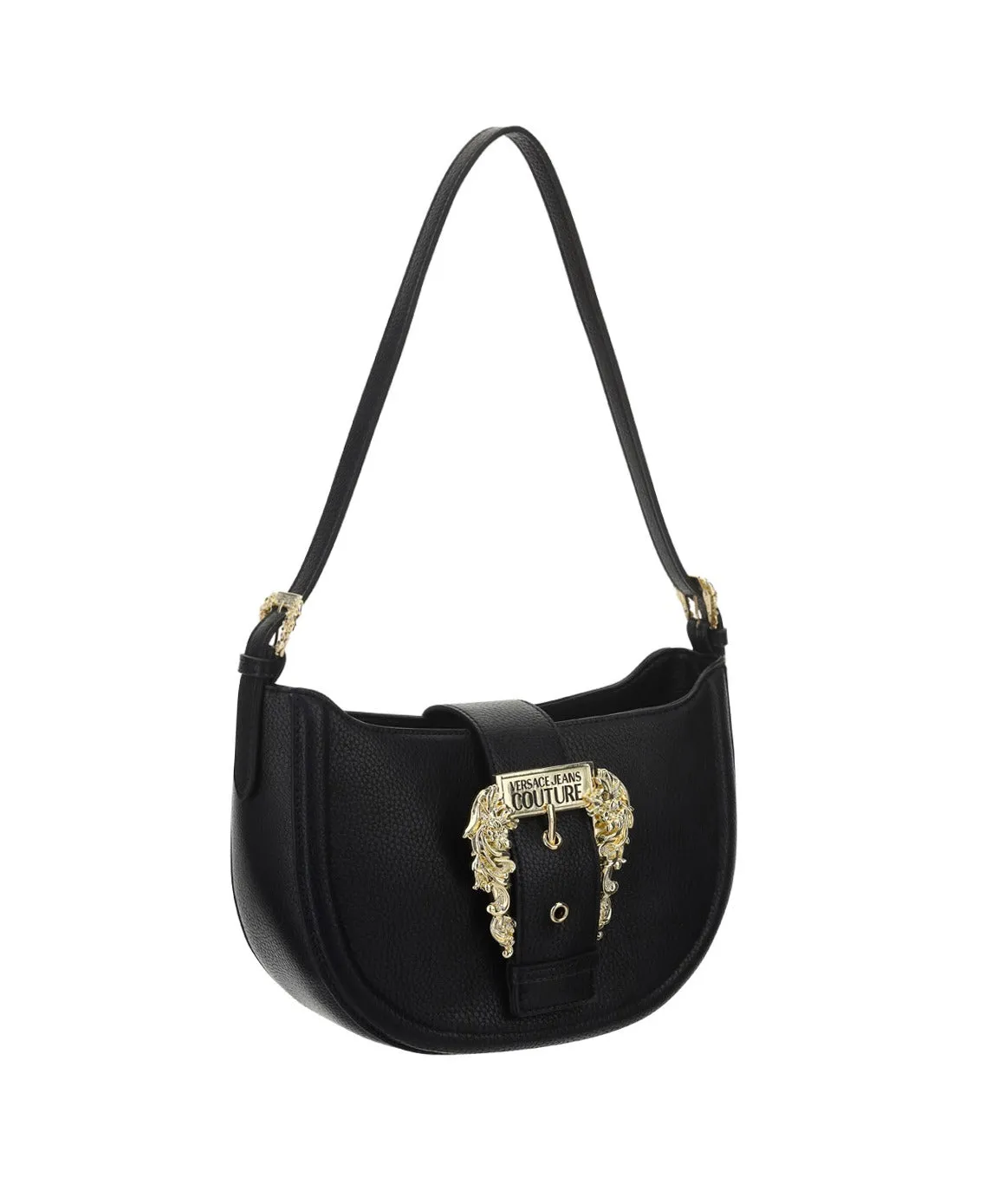 Versace Jeans Couture Logo Buckled Shoulder Bag