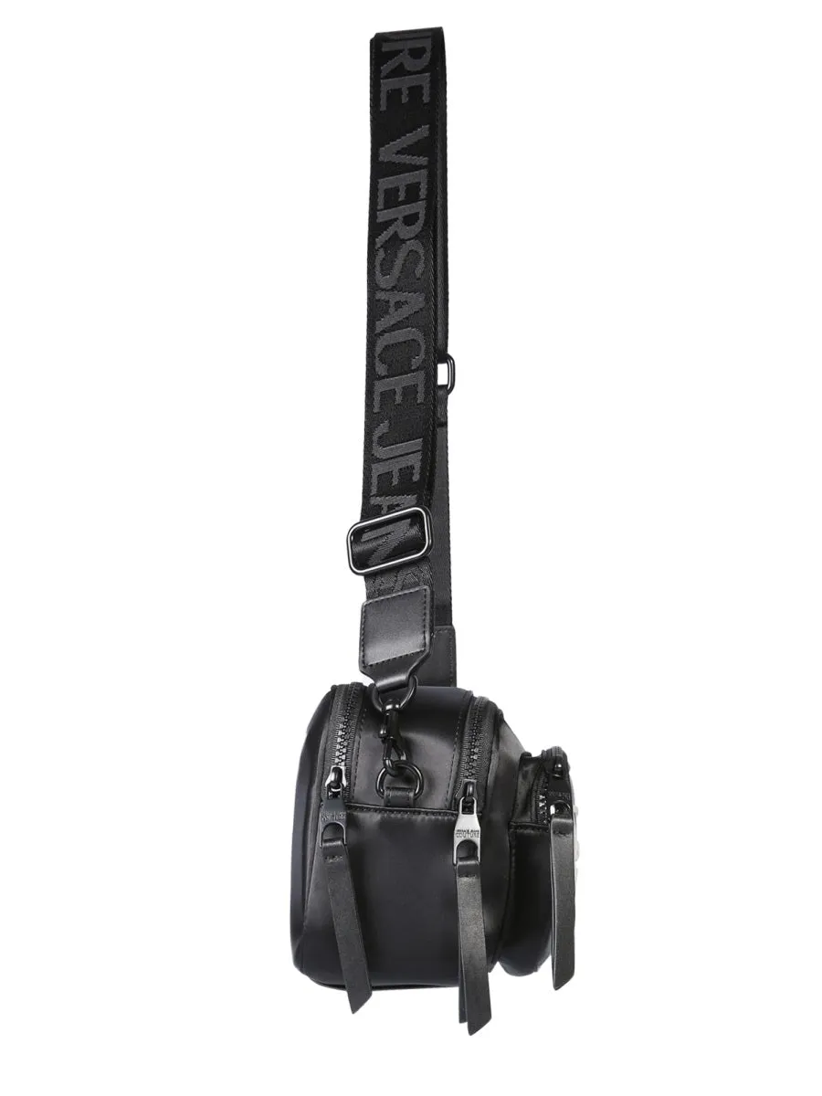 Versace Jeans Couture Logo Detailed Crossbody Bag