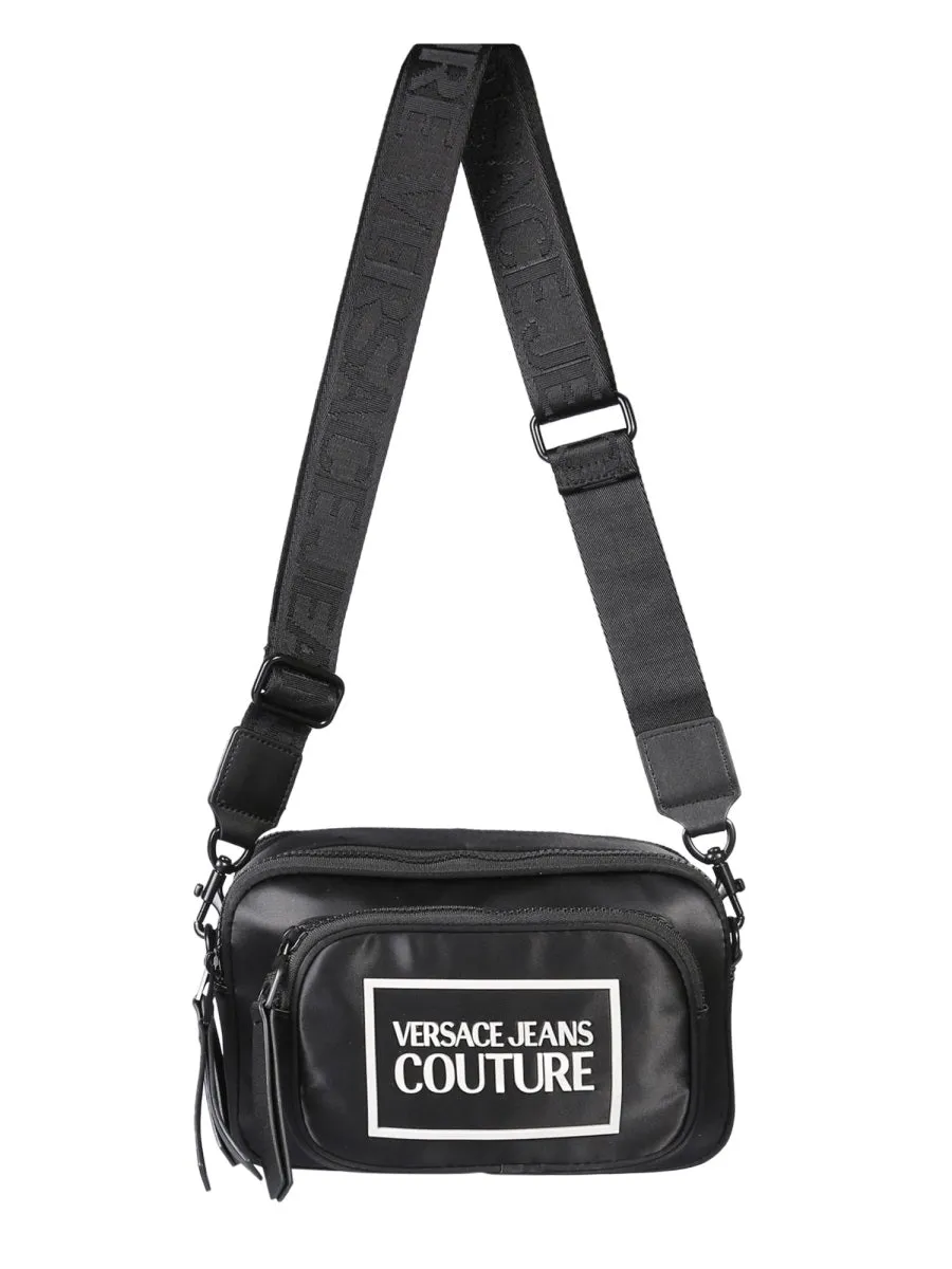 Versace Jeans Couture Logo Detailed Crossbody Bag