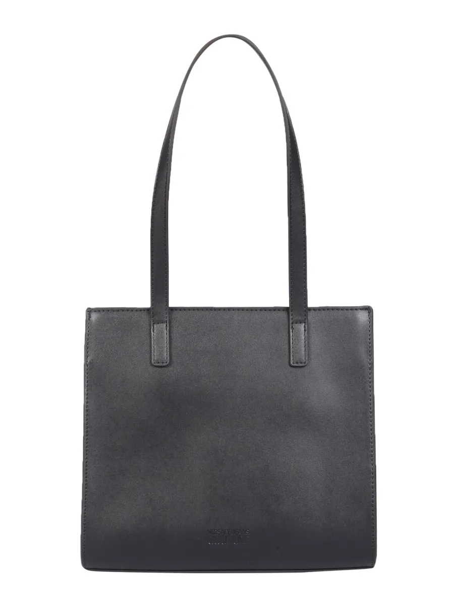 Versace Jeans Couture Logo Embossed Open-Top Tote Bag