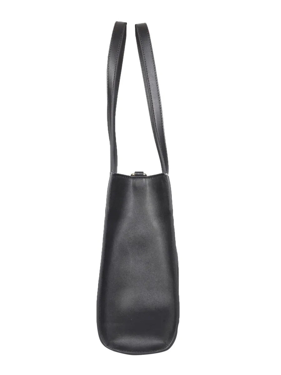 Versace Jeans Couture Logo Embossed Open-Top Tote Bag