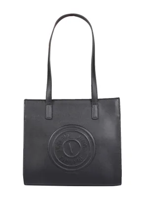 Versace Jeans Couture Logo Embossed Open-Top Tote Bag