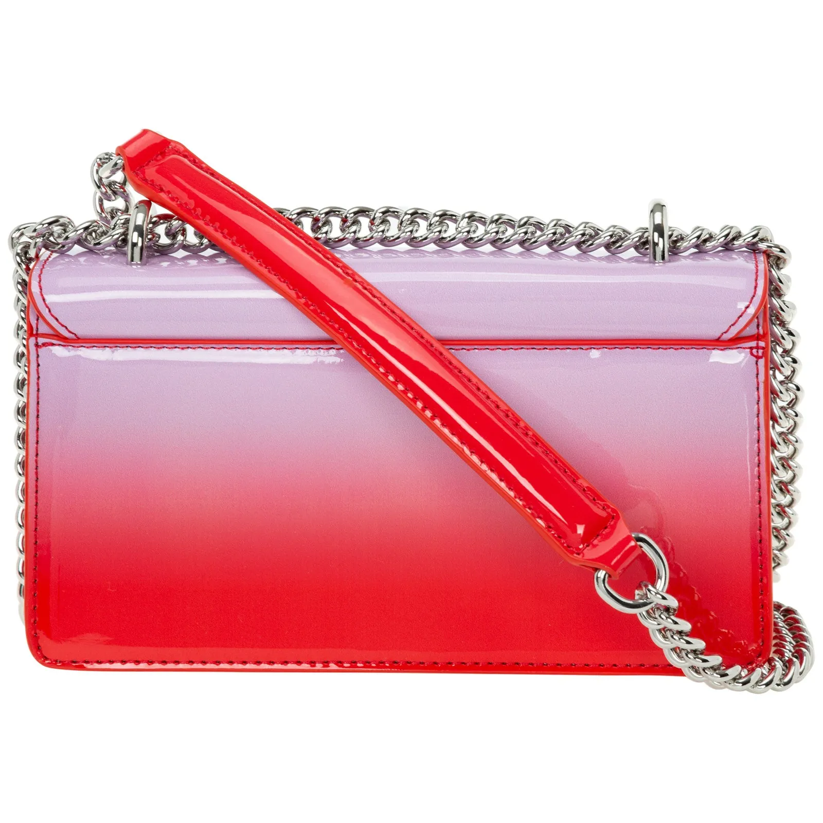Versace Jeans Couture Logo Plaque Foldover Shoulder Bag