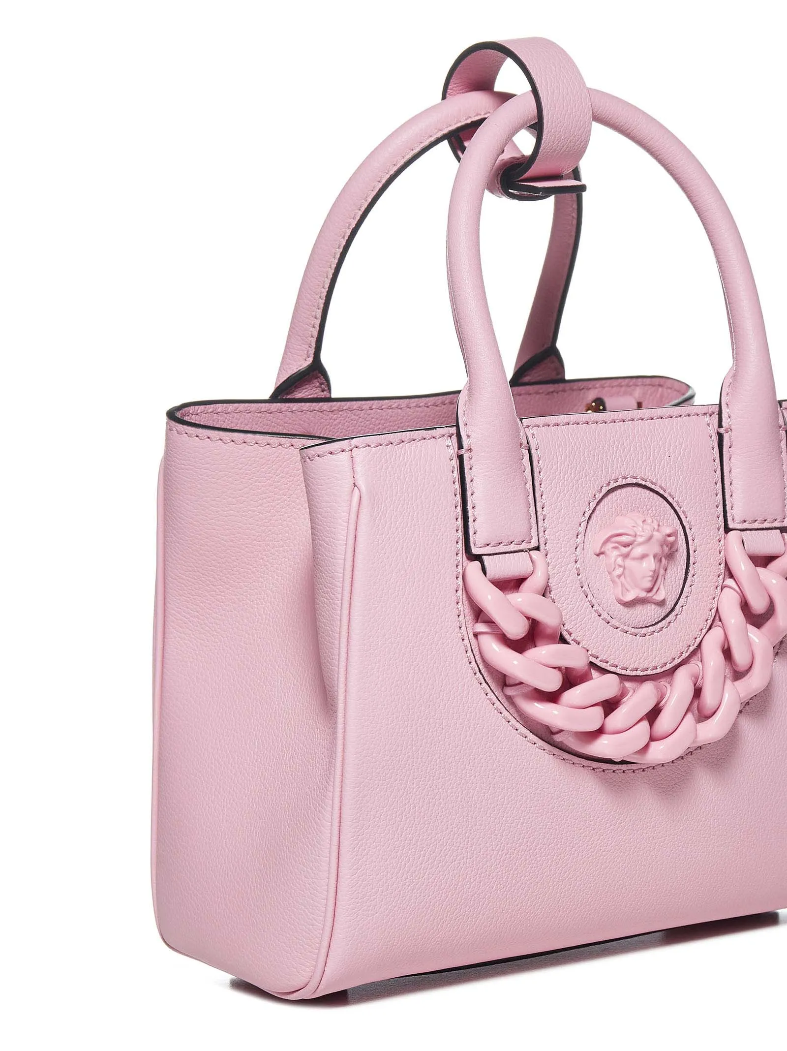 Versace Medusa Head Chain-Link Detailed Crossbody Bag