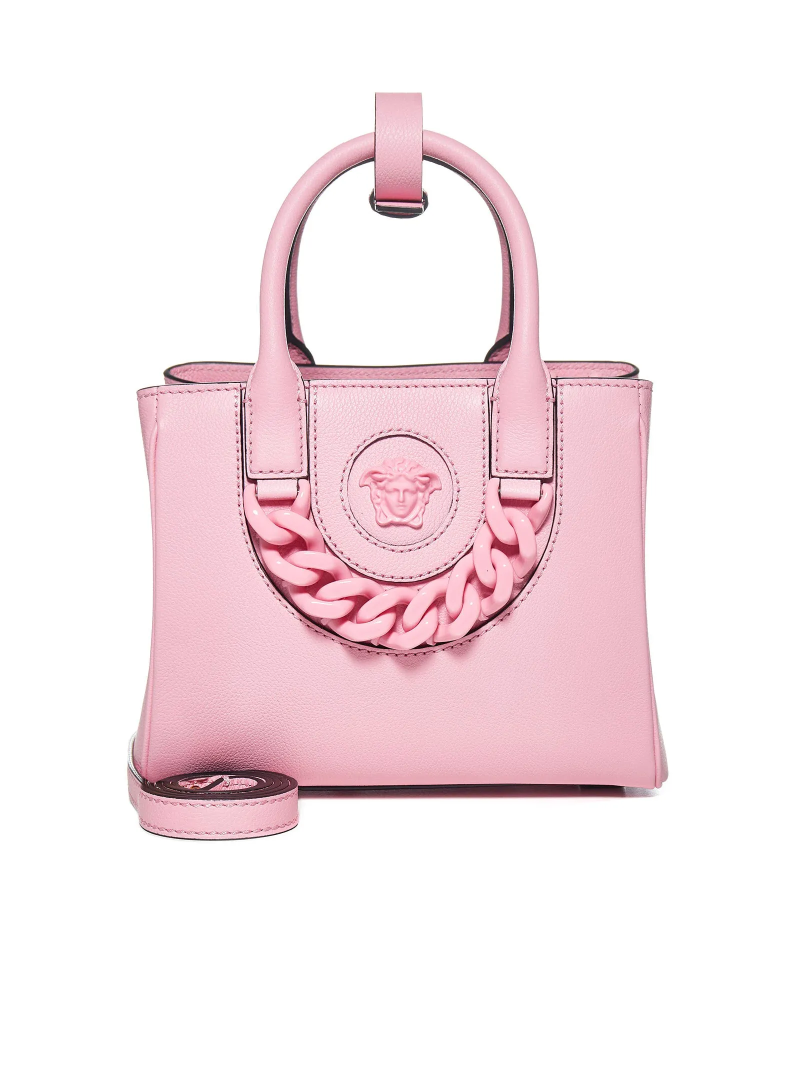 Versace Medusa Head Chain-Link Detailed Crossbody Bag