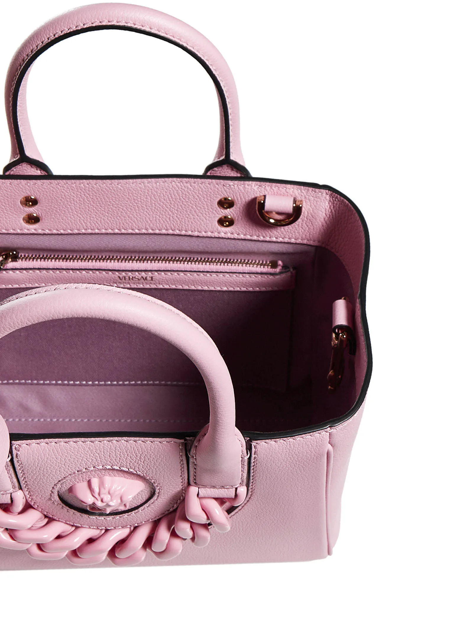 Versace Medusa Head Chain-Link Detailed Crossbody Bag