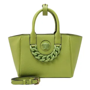 Versace Medusa Head Chain-Link Detailed Crossbody Bag
