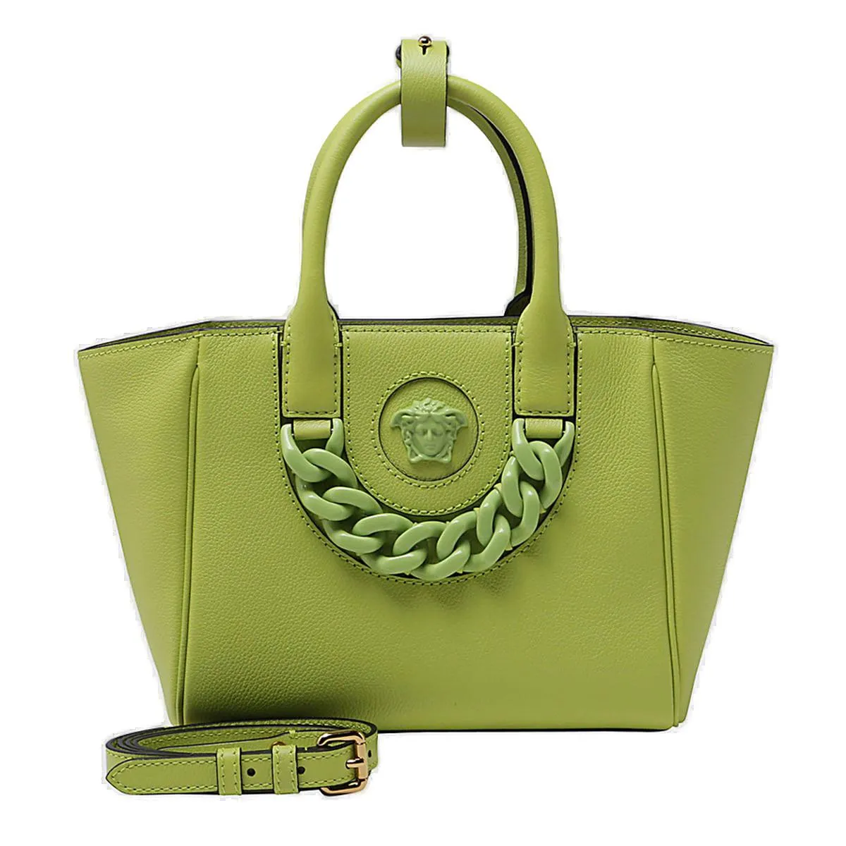 Versace Medusa Head Chain-Link Detailed Crossbody Bag