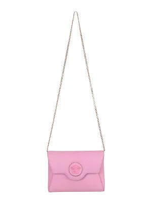 Versace Medusa Plaque Foldover Crossbody Bag
