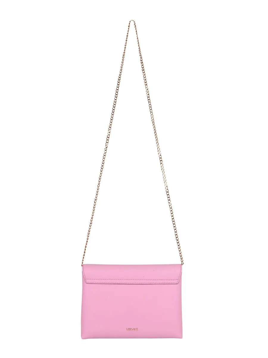 Versace Medusa Plaque Foldover Crossbody Bag