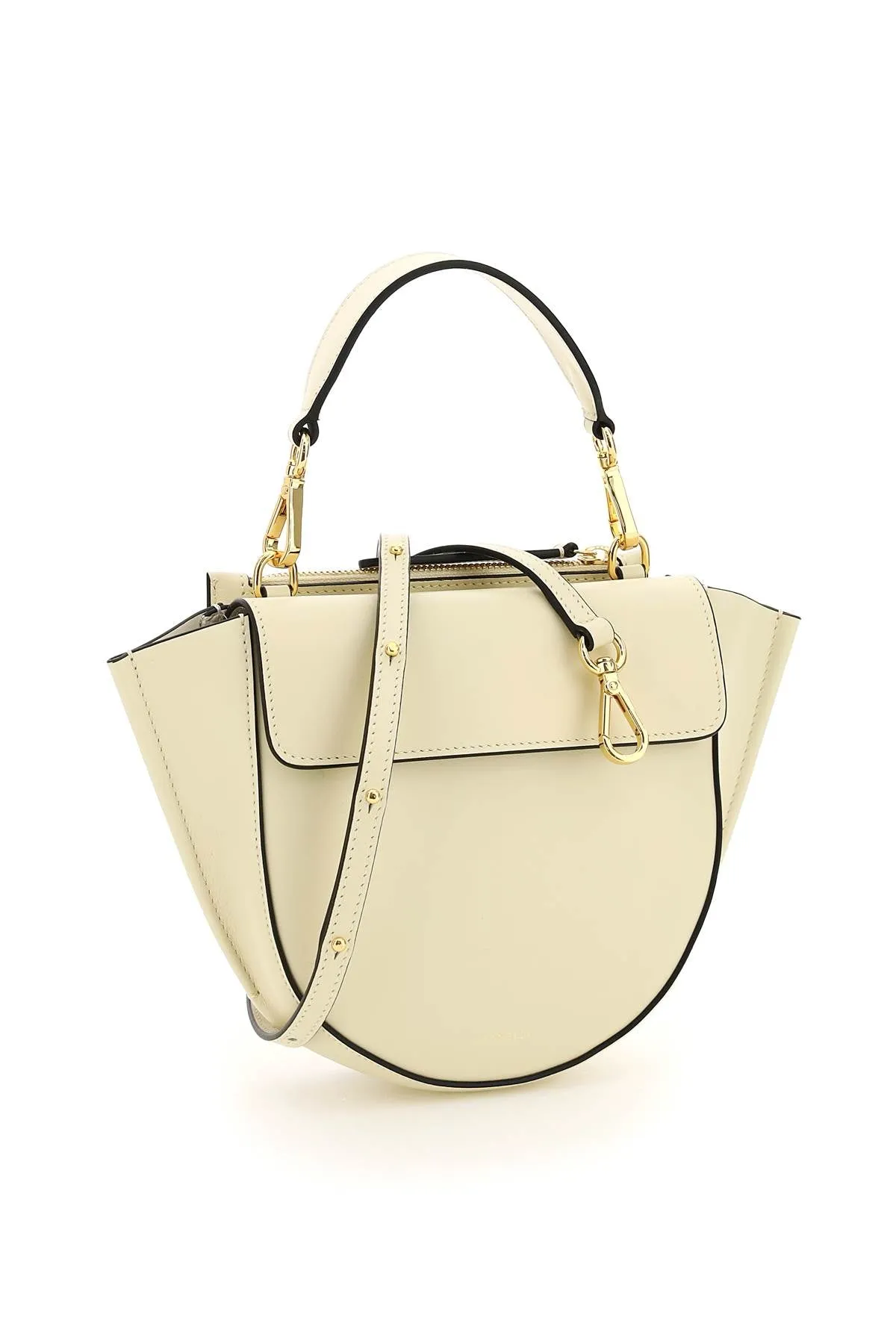 Wandler Hortensia Logo Printed Mini Tote Bag