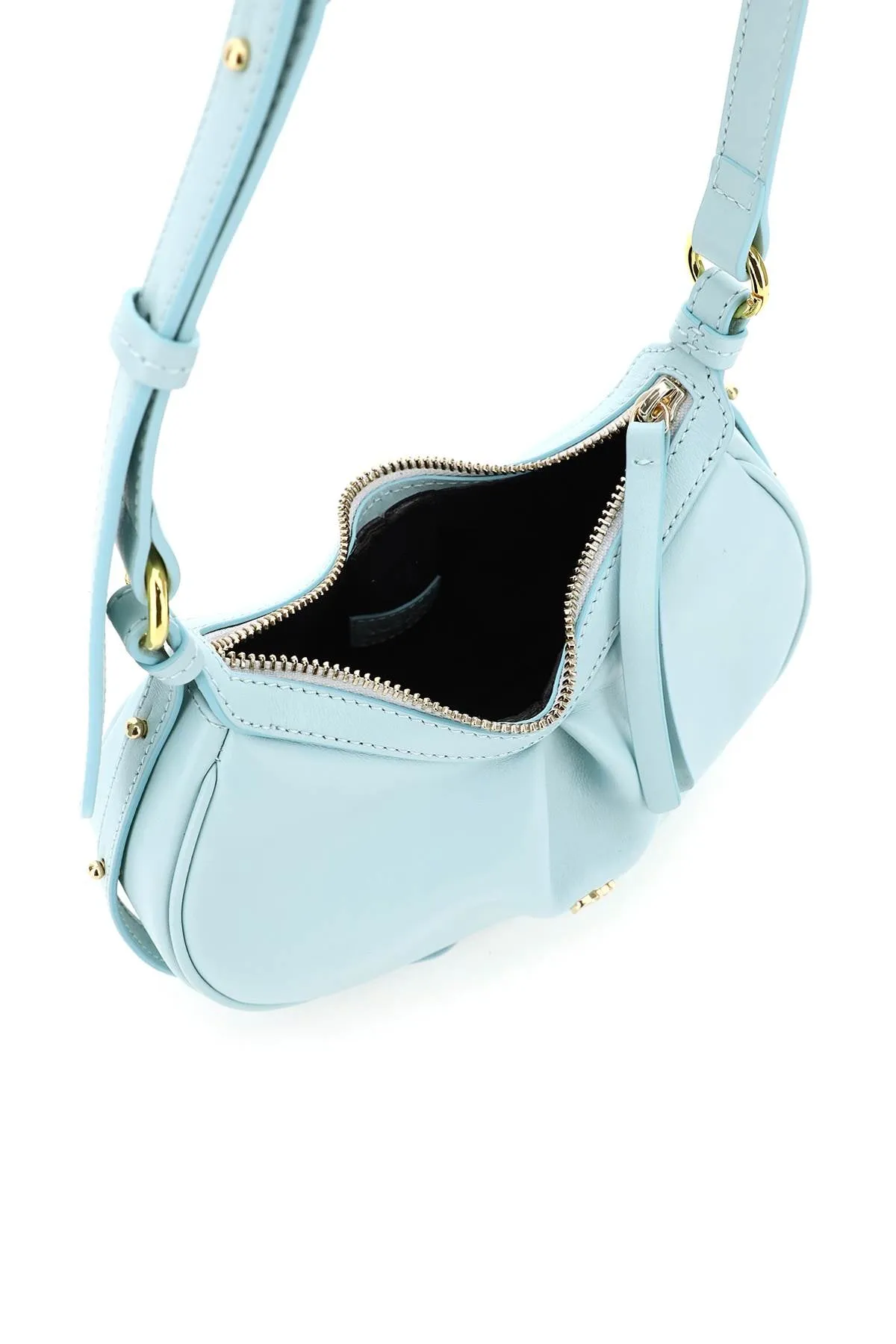 Yuzefi Mini Bean Zipped Shoulder Bag