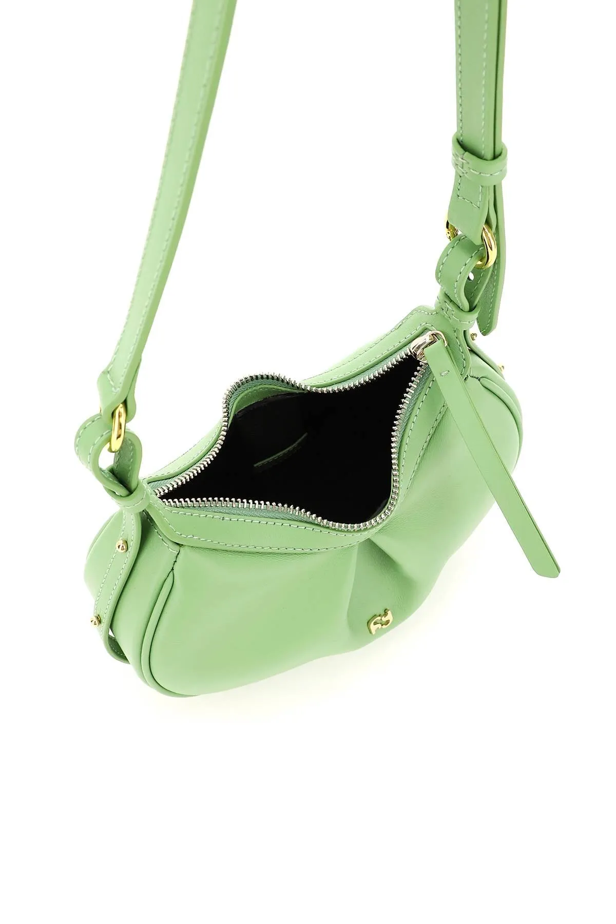 Yuzefi Mini Bean Zipped Shoulder Bag