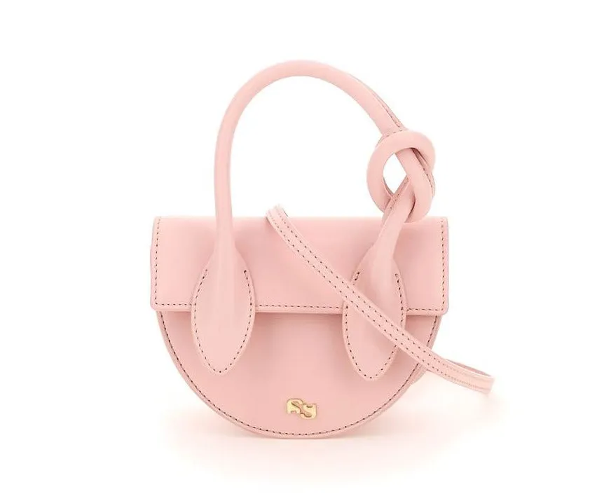 Yuzefi Pretzel Knot Detailed Mini Crossbody Bag