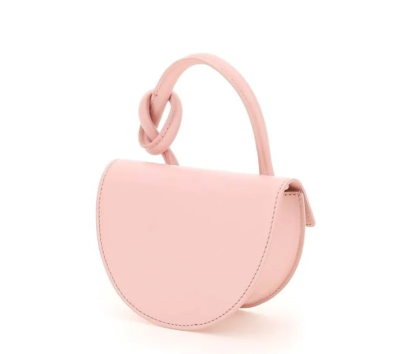 Yuzefi Pretzel Knot Detailed Mini Crossbody Bag