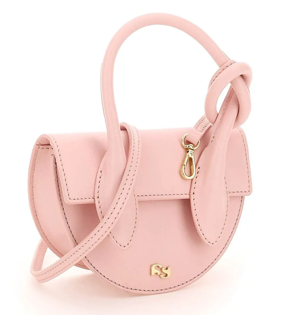 Yuzefi Pretzel Knot Detailed Mini Crossbody Bag